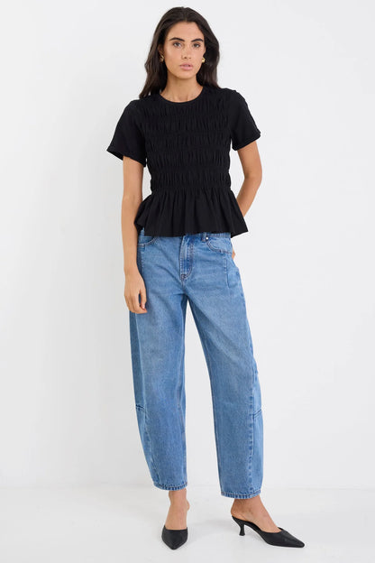 STORIES BE TOLD - NEAT SS TEE - BLACK