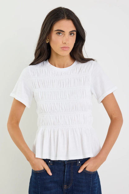 STORIES BE TOLD - NEAT SS TEE - WHITE