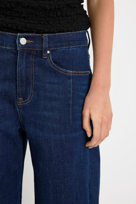 AMONG THE BRAVE - GRADUATE BARREL JEANS - DARK BLUE
