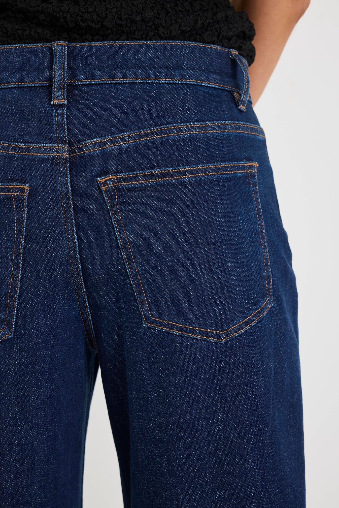 AMONG THE BRAVE - GRADUATE BARREL JEANS - DARK BLUE