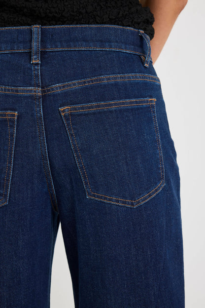 AMONG THE BRAVE - GRADUATE BARREL JEANS - DARK BLUE