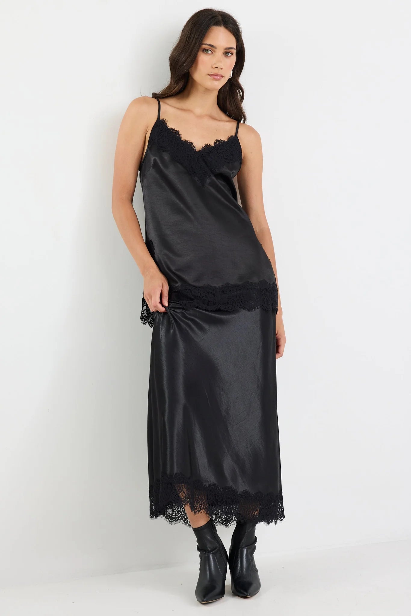 GEORGIO ZOE - NOIR TRIM CAMI - BLACK
