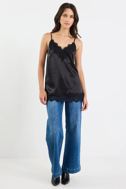 GEORGIO ZOE - NOIR TRIM CAMI - BLACK