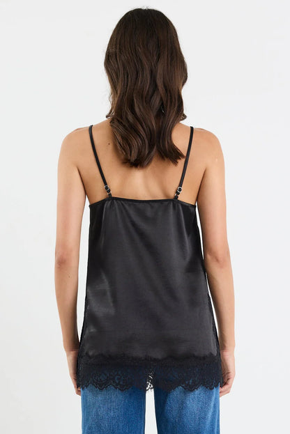GEORGIO ZOE - NOIR TRIM CAMI - BLACK