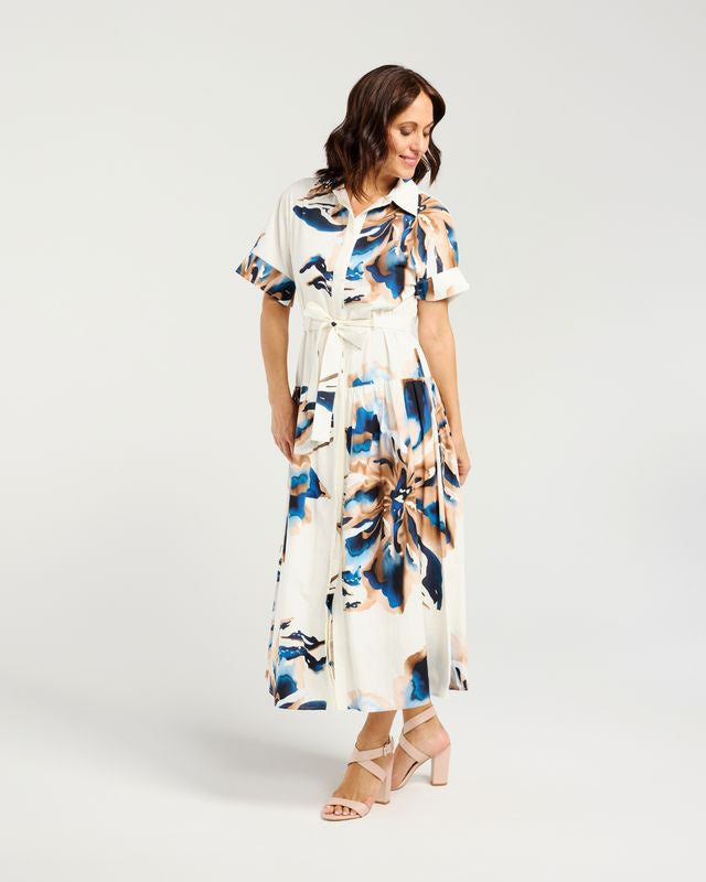 ZAFINA ZARA DRESS - PEONY BLOOM