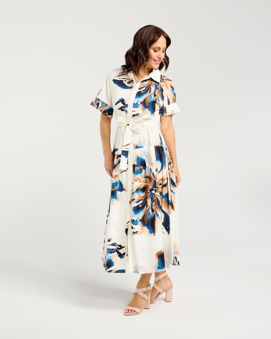 ZAFINA ZARA DRESS - PEONY BLOOM