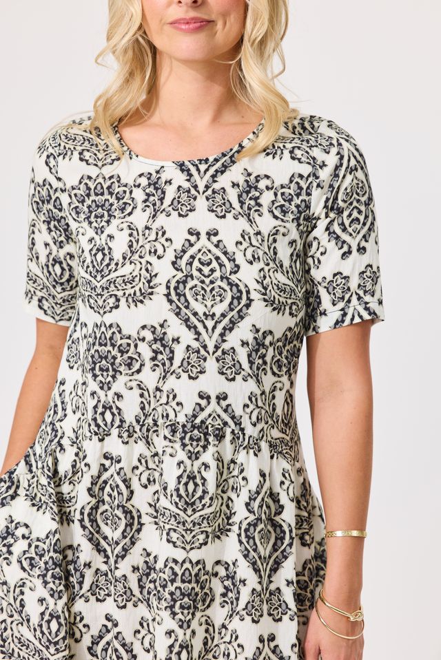 LEMON TREE DESIGN - MADONNA DRESS - BLACK PERSIAN