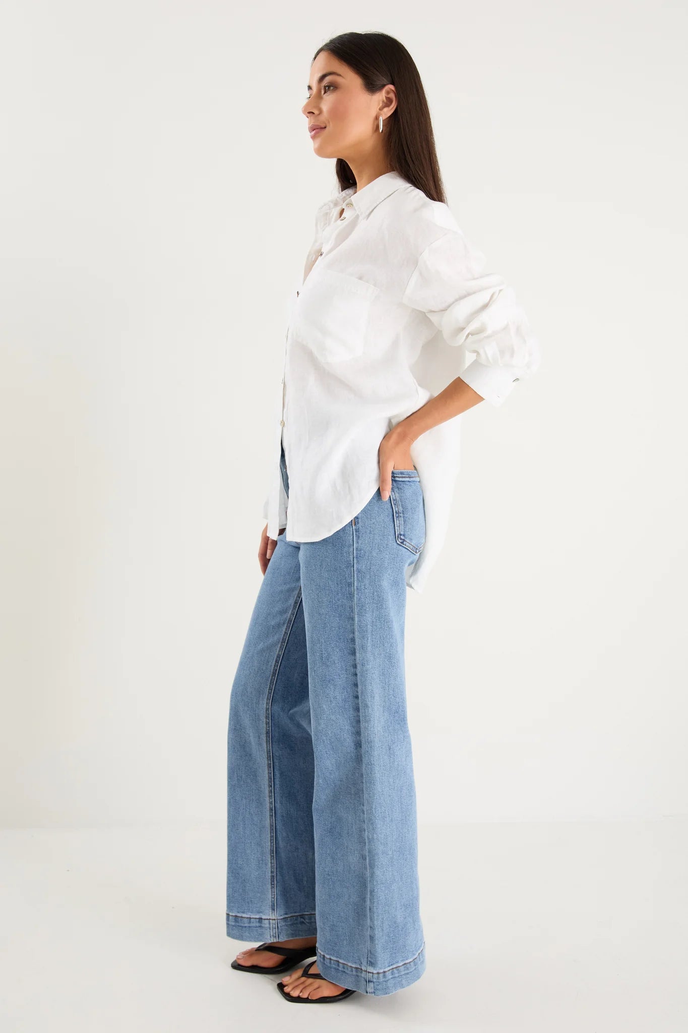 RE:UNION OPTIMUM OVERSIZED SHIRT - WHITE