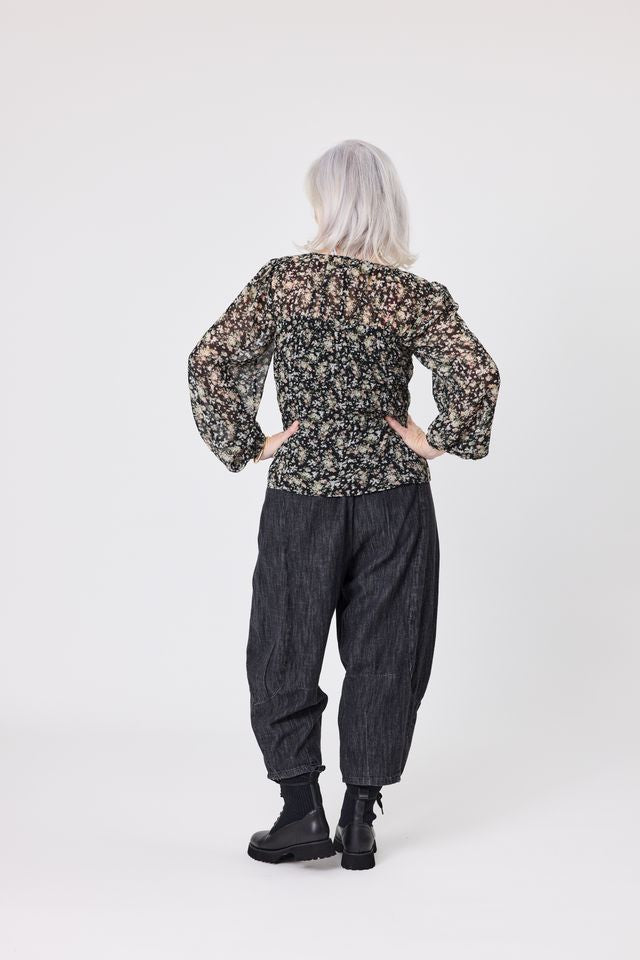 LEMON TREE DESIGN - FREJA TOP - BOUQUET PRINT