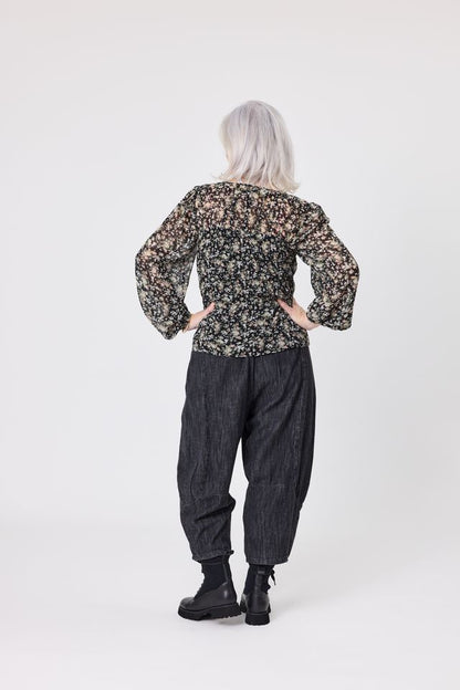 LEMON TREE DESIGN - FREJA TOP - BOUQUET PRINT