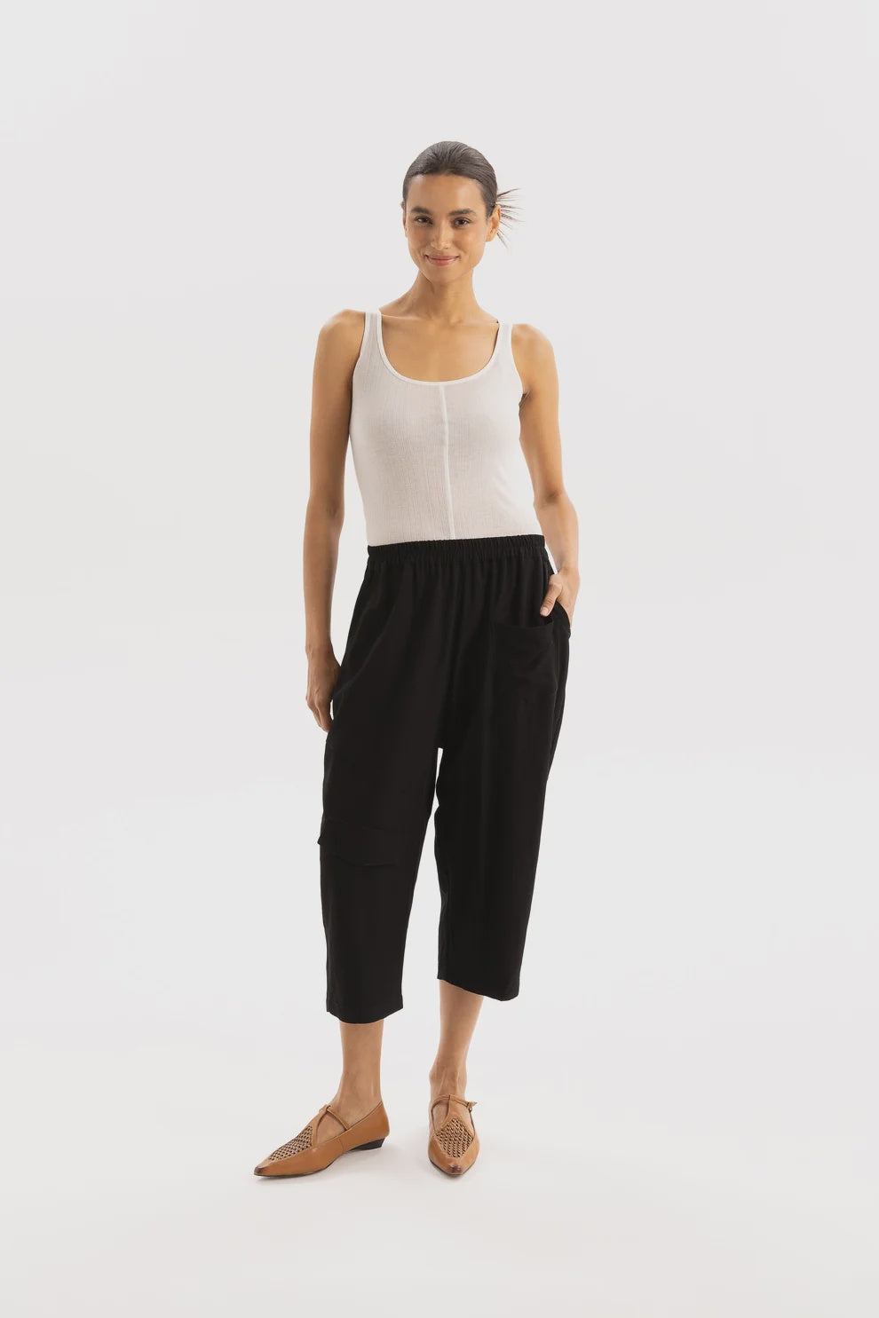 TWO BY TWO YVETTE PANT - BLACK