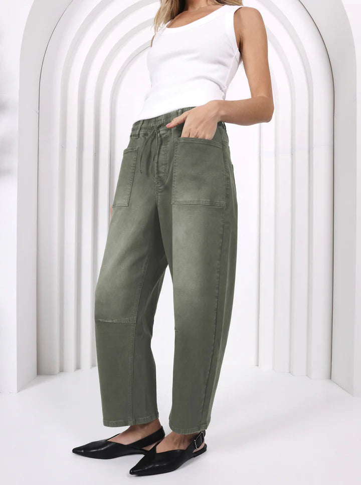 MONACO JEANS - LEO BARREL JEANS - KHAKI