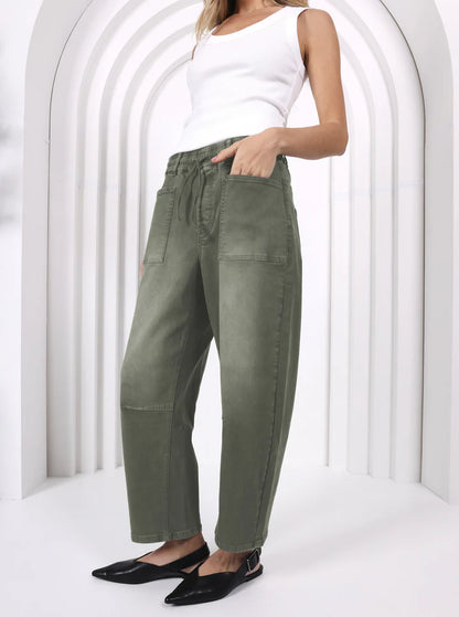 MONACO JEANS - LEO BARREL JEANS - KHAKI