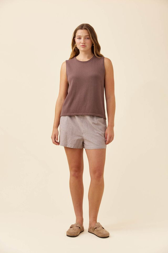 ISLE OF MINE HASER TANK - TAUPE