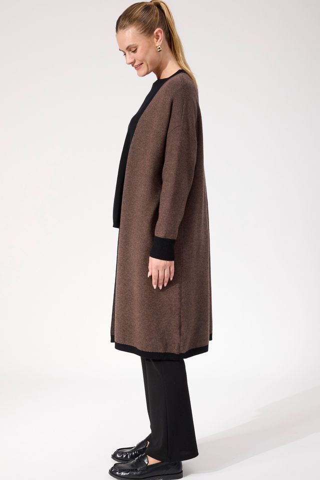 HAVEN MONTEROSA CARDIGAN - BROWN