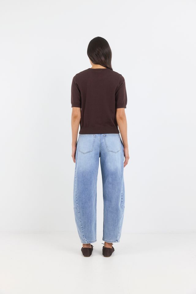 STORIES BE TOLD - EDITION KNIT TEE - CHOCOLATE