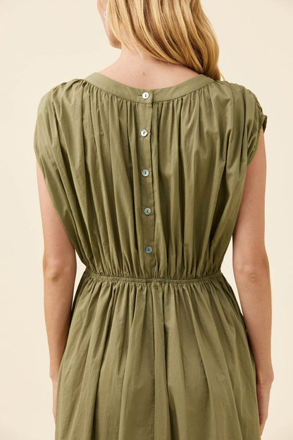 ISLE OF MINE ROSA REVERSIBLE MAXI DRESS - SAGE