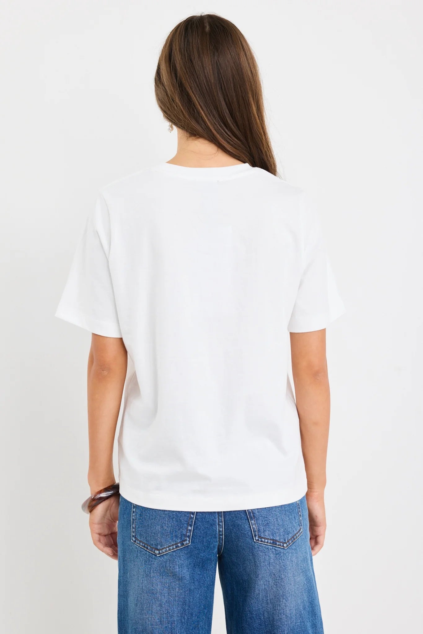 AMONG THE BRAVE PARADISO BOXY TEE - CIAO PRINT - IVORY