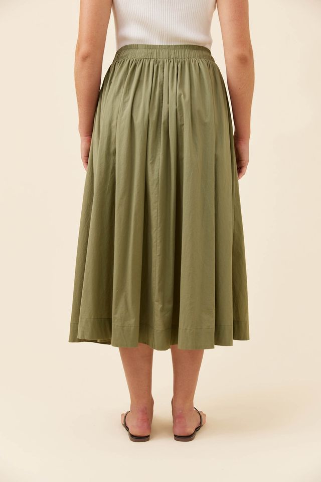 ISLE OF MINE ROSA MAXI SKIRT - SAGE