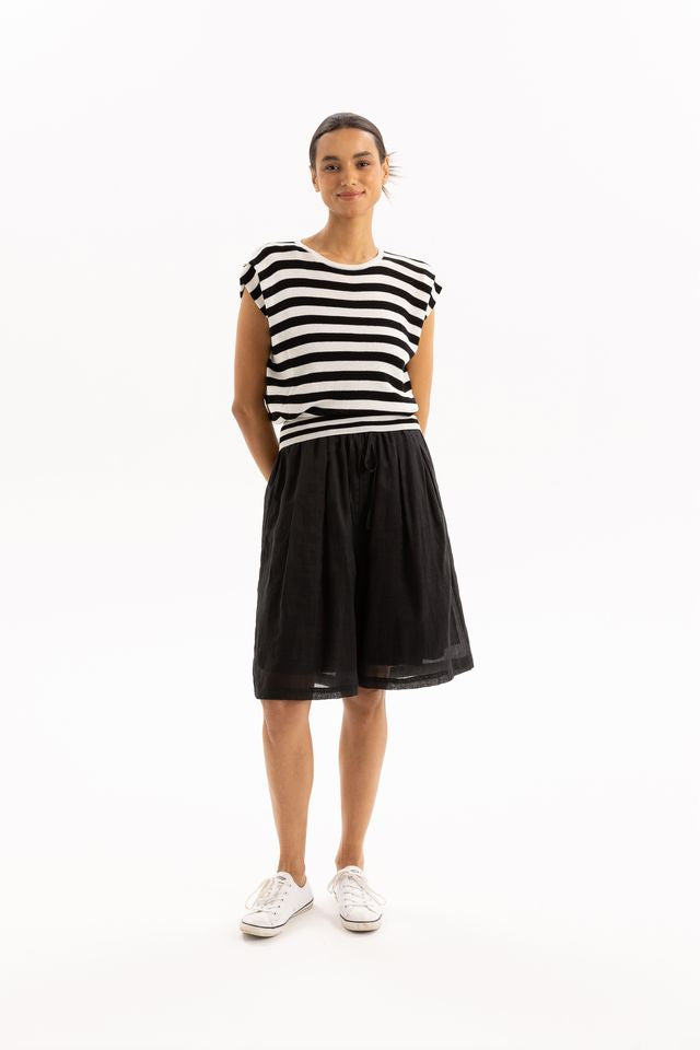 TWO BY TWO TERESA TOP - STRIPE