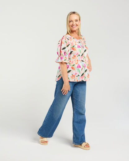 SEDUCE SADIE TOP - SOFT BLOOM