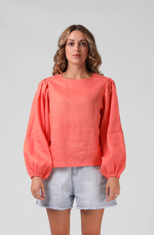 RPM LOLA TOP - WASHED CORAL - 24SW10B5