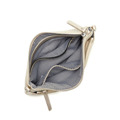 BLACK CAVIAR BAGS - MILLA CROSSBODY/CLUTCH - GOLD