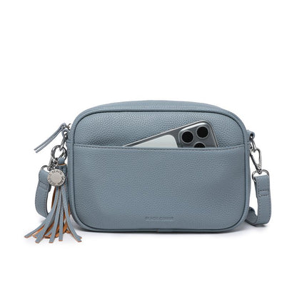 BLACK CAVIAR BAGS - INDIE CROSSBODY - OCEAN BREEZE BLUE