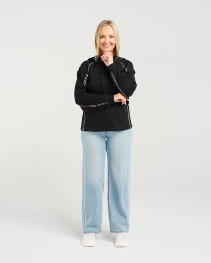 SEDUCE ODETTE SWEAT - BLACK
