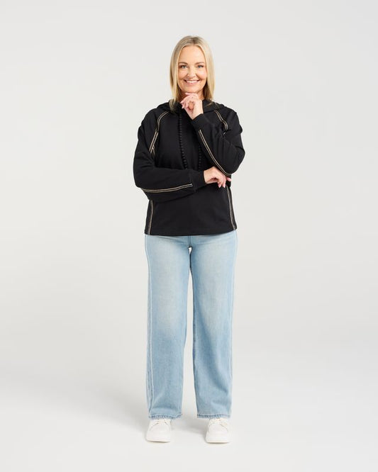 SEDUCE ODETTE SWEAT - BLACK