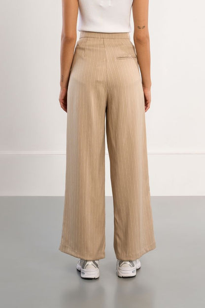 LILI SIDONIO WOVEN PANTS - BEIGE