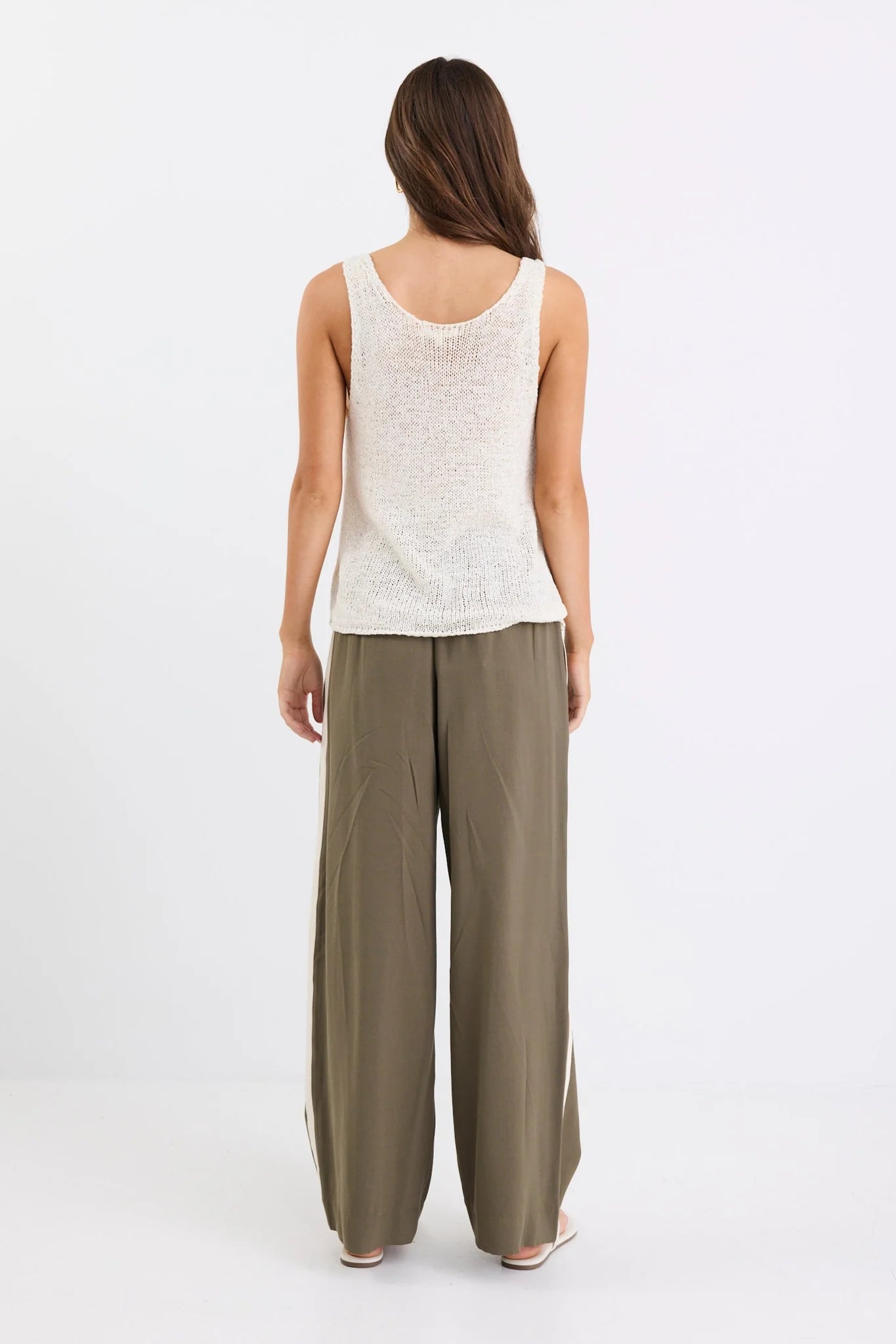 STORIES TO BE TOLD TOWNIE WIDE LEG PANTS - OLIVE