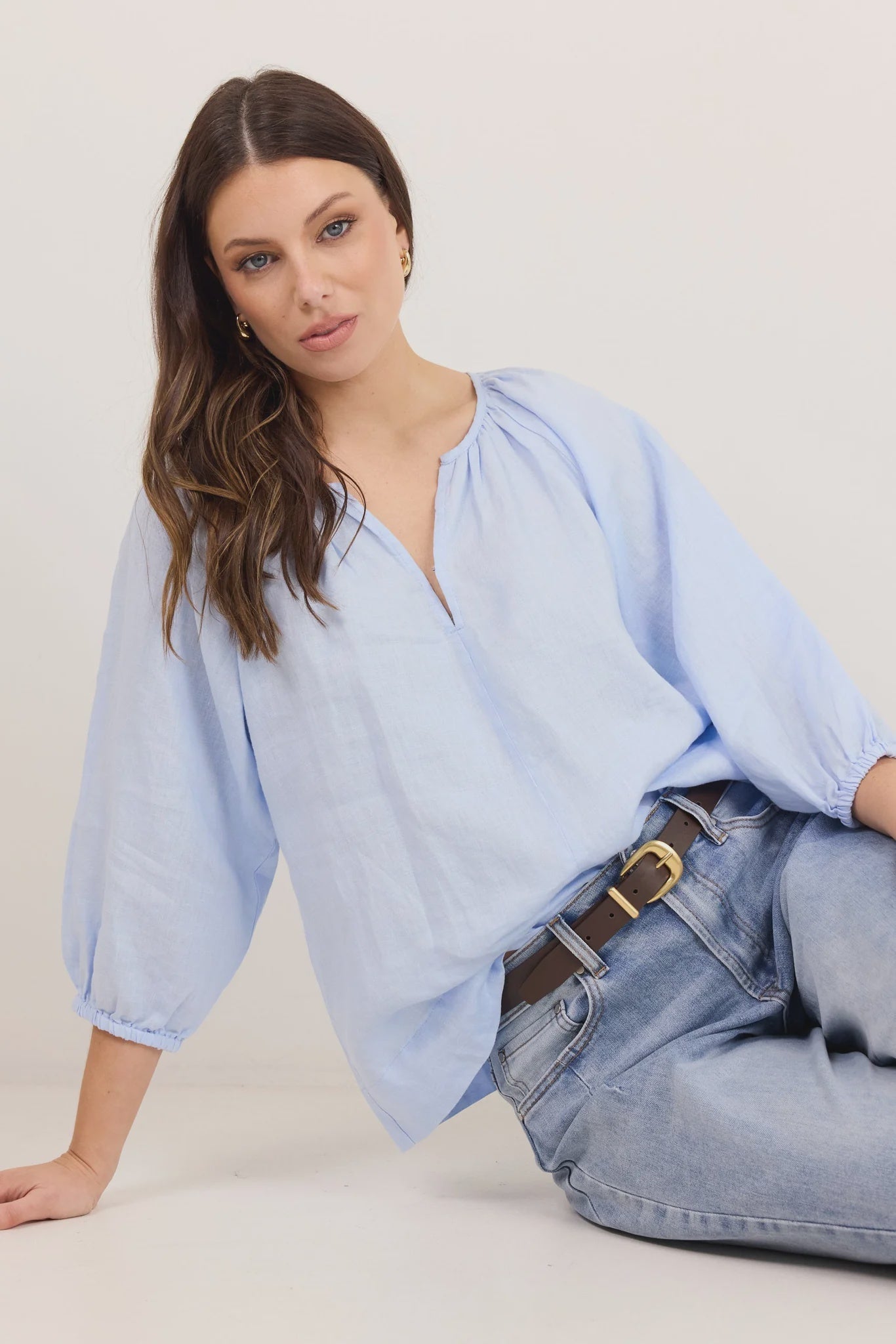 RE:UNION LABEL - REVOLUTIONARY LS TOP - ICE BLUE