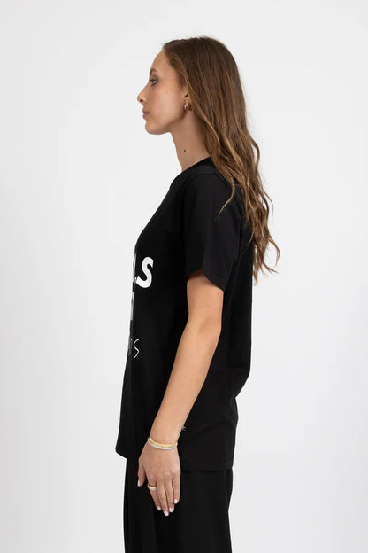 FEDERATION RUSH TEE - LOVE ANIMALS - BLACK