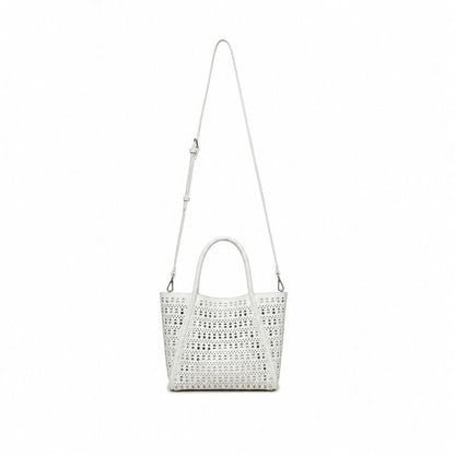 BLACK CAVIAR BAGS - ISABEL 3 PIECE - WHITE
