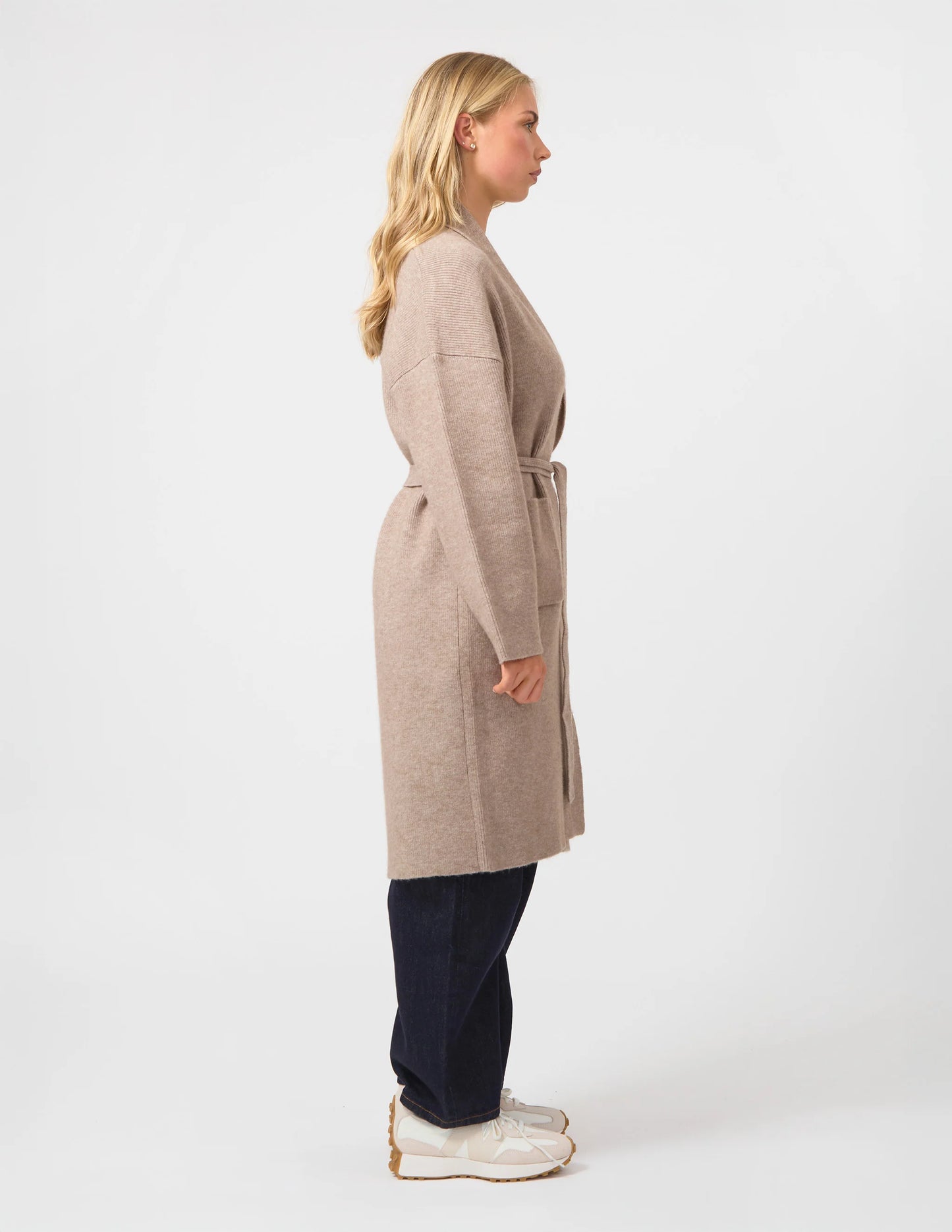 STELLA & GEMMA MIA CARDIGAN - OAT MARLE