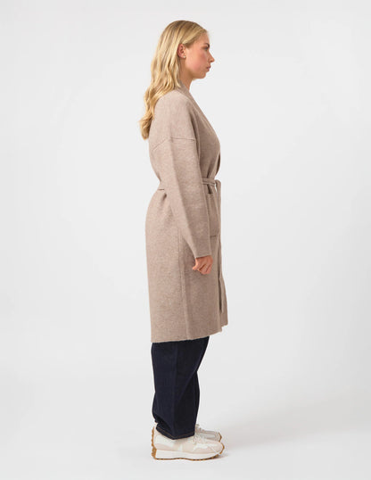 STELLA & GEMMA MIA CARDIGAN - OAT MARLE