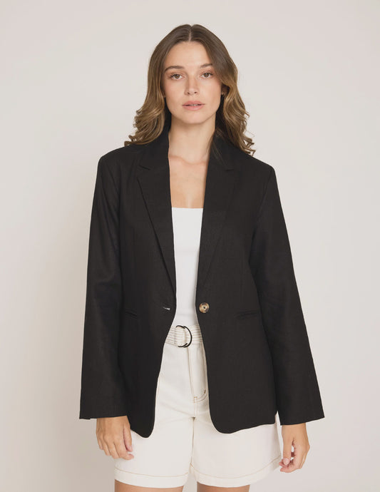 STELLA & GEMMA ARIA BLAZER - BLACK