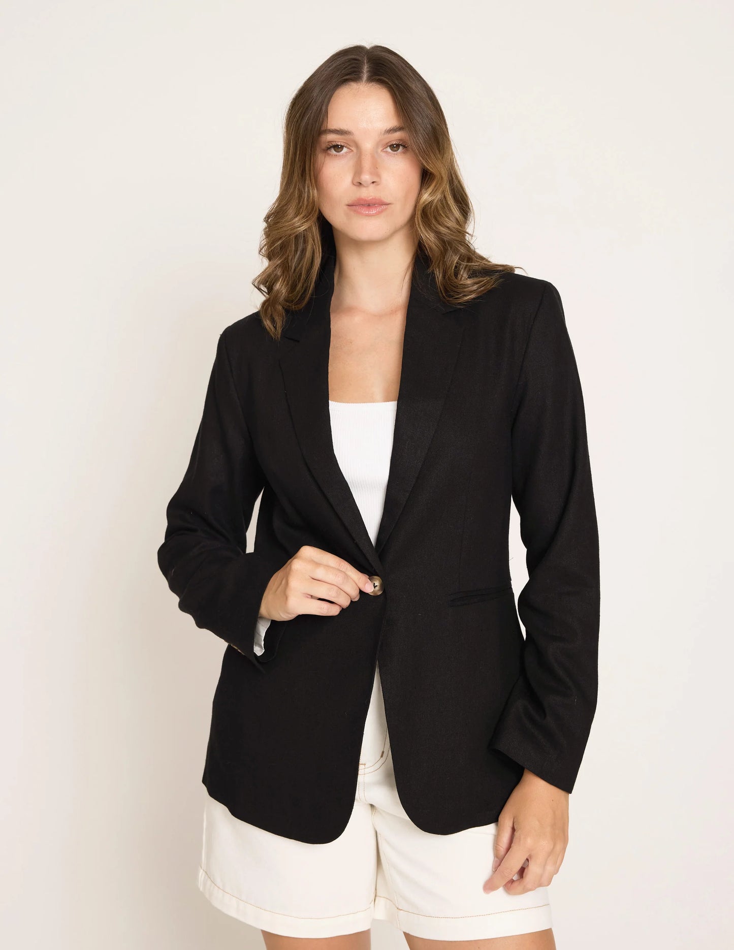 STELLA & GEMMA ARIA BLAZER - BLACK
