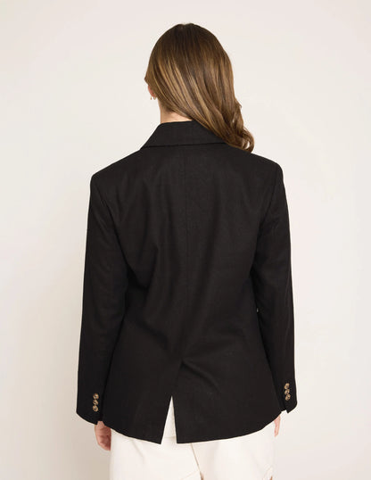 STELLA & GEMMA ARIA BLAZER - BLACK
