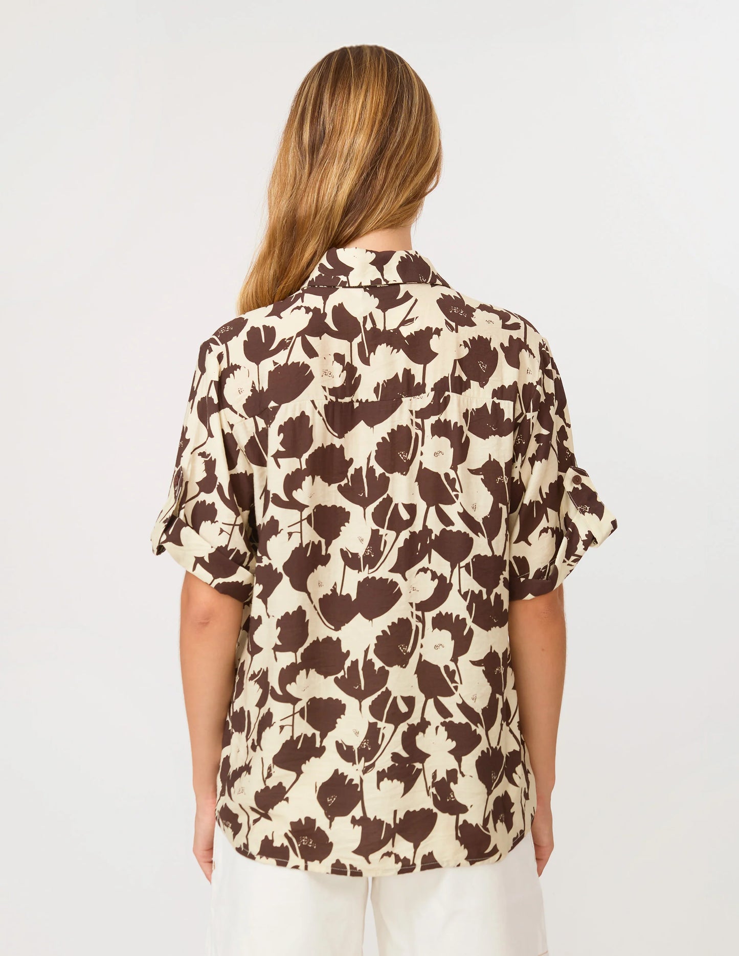 STELLA & GEMMA UTAH SHIRT - CHOCOLATE BOUQUET