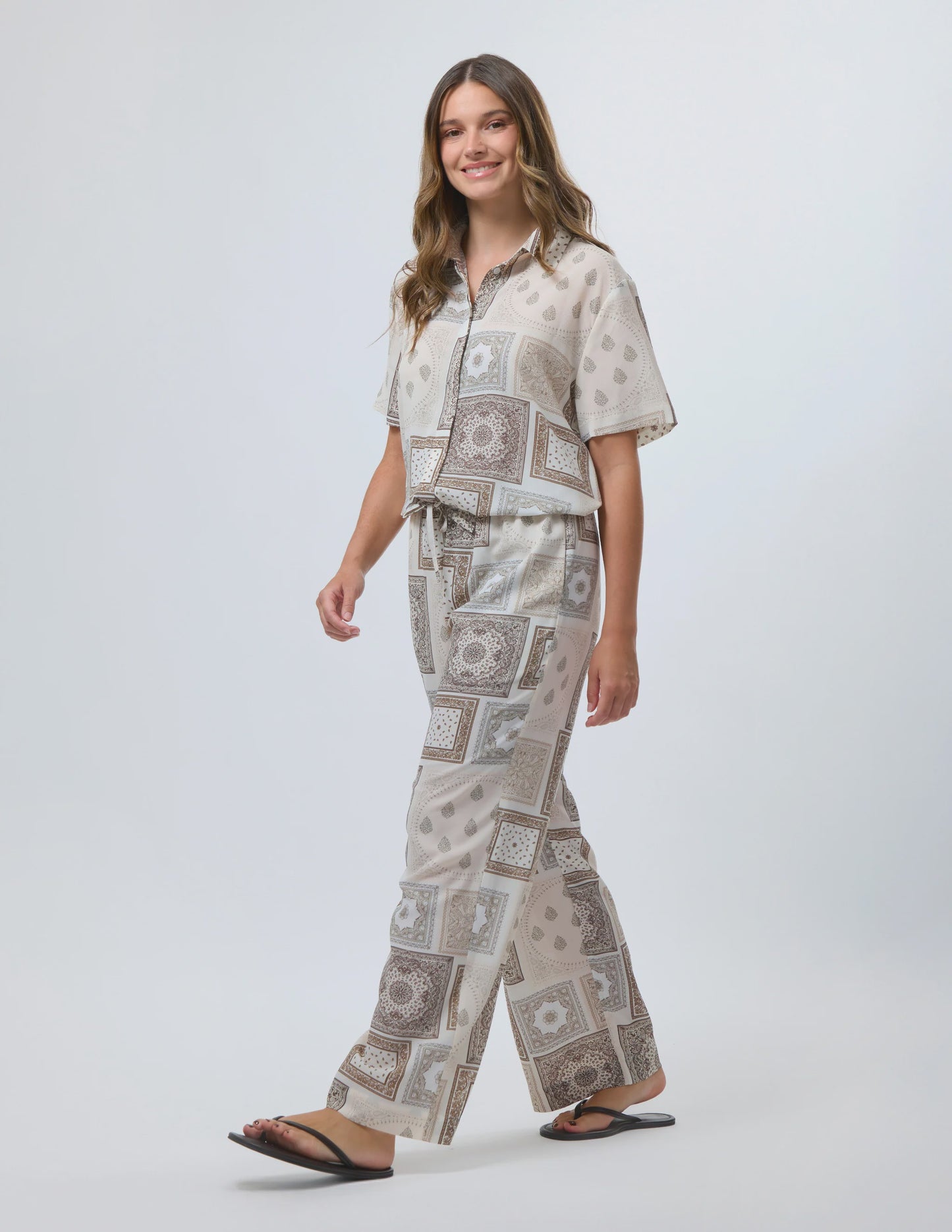 STELLA & GEMMA FLEUR PANT - TUSCAN TILE