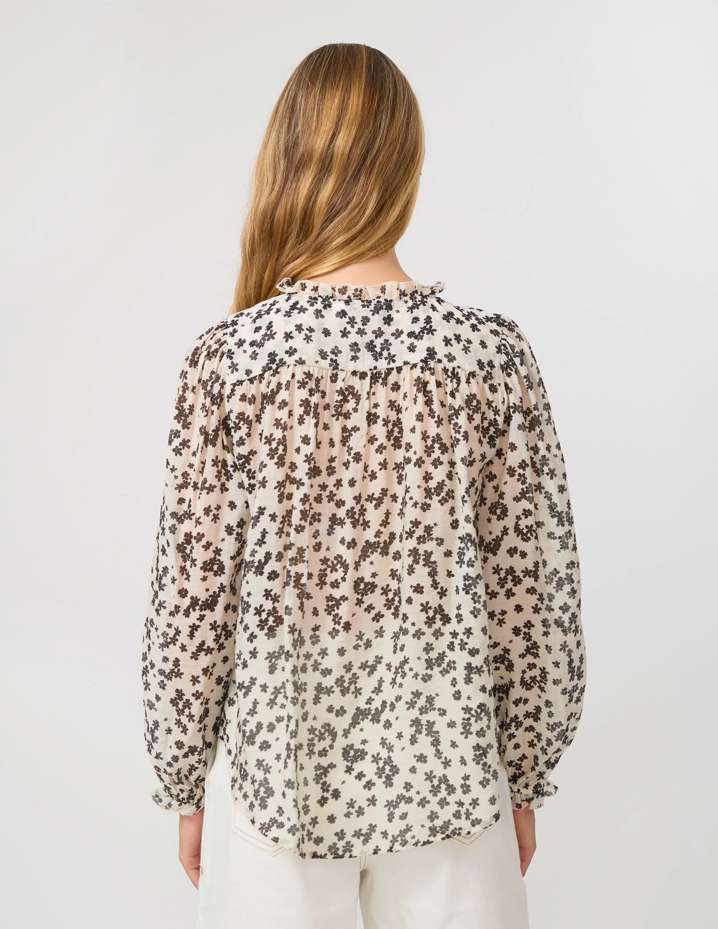 STELLA & GEMMA DIXIE BLOUSE - BLACK FLORAL