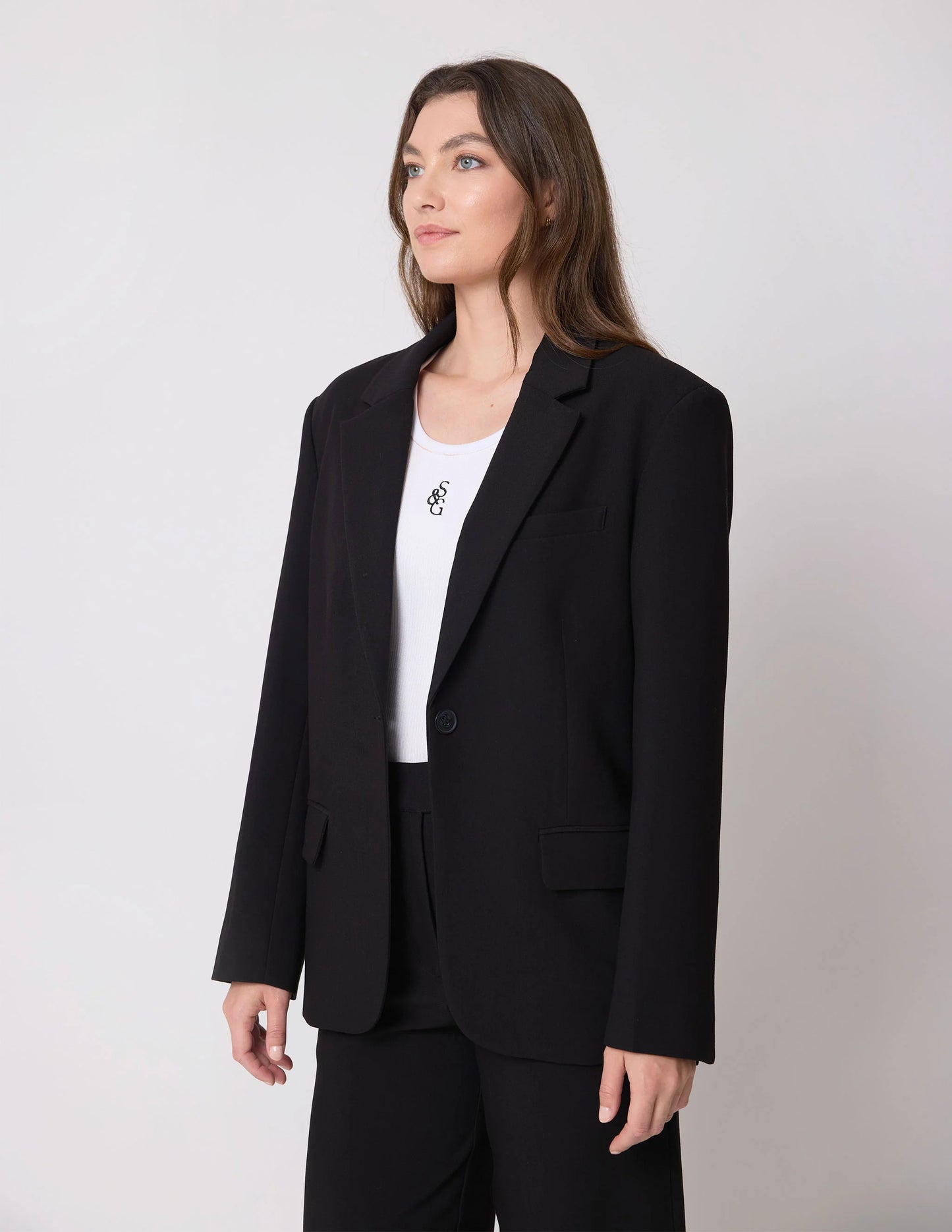STELLA & GEMMA BODHI BLAZER - BLACK