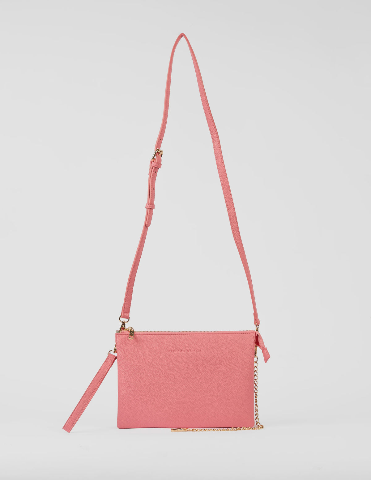 STELLA & GEMMA FRANKIE MULTI POUCH BAG - POSEY PINK