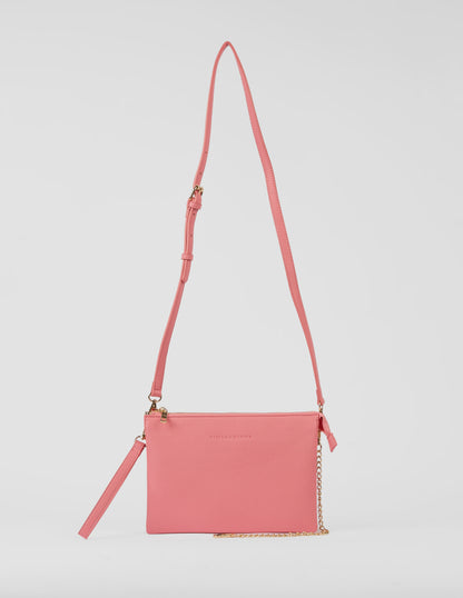 STELLA & GEMMA FRANKIE MULTI POUCH BAG - POSEY PINK