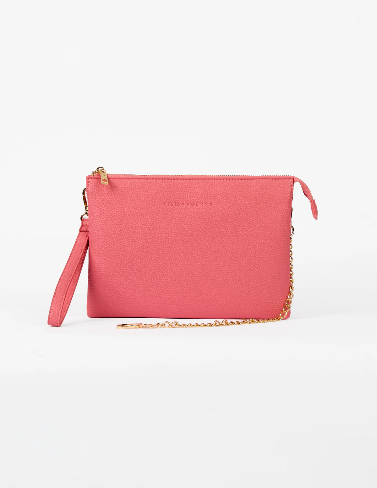 STELLA & GEMMA FRANKIE MULTI POUCH BAG - POSEY PINK