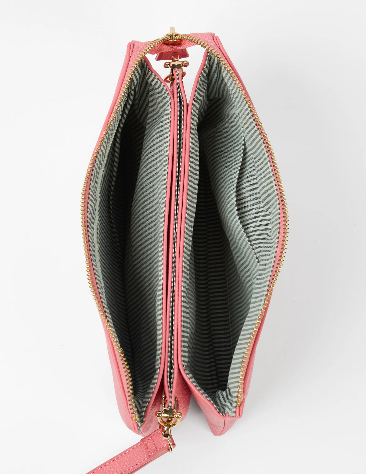 STELLA & GEMMA FRANKIE MULTI POUCH BAG - POSEY PINK