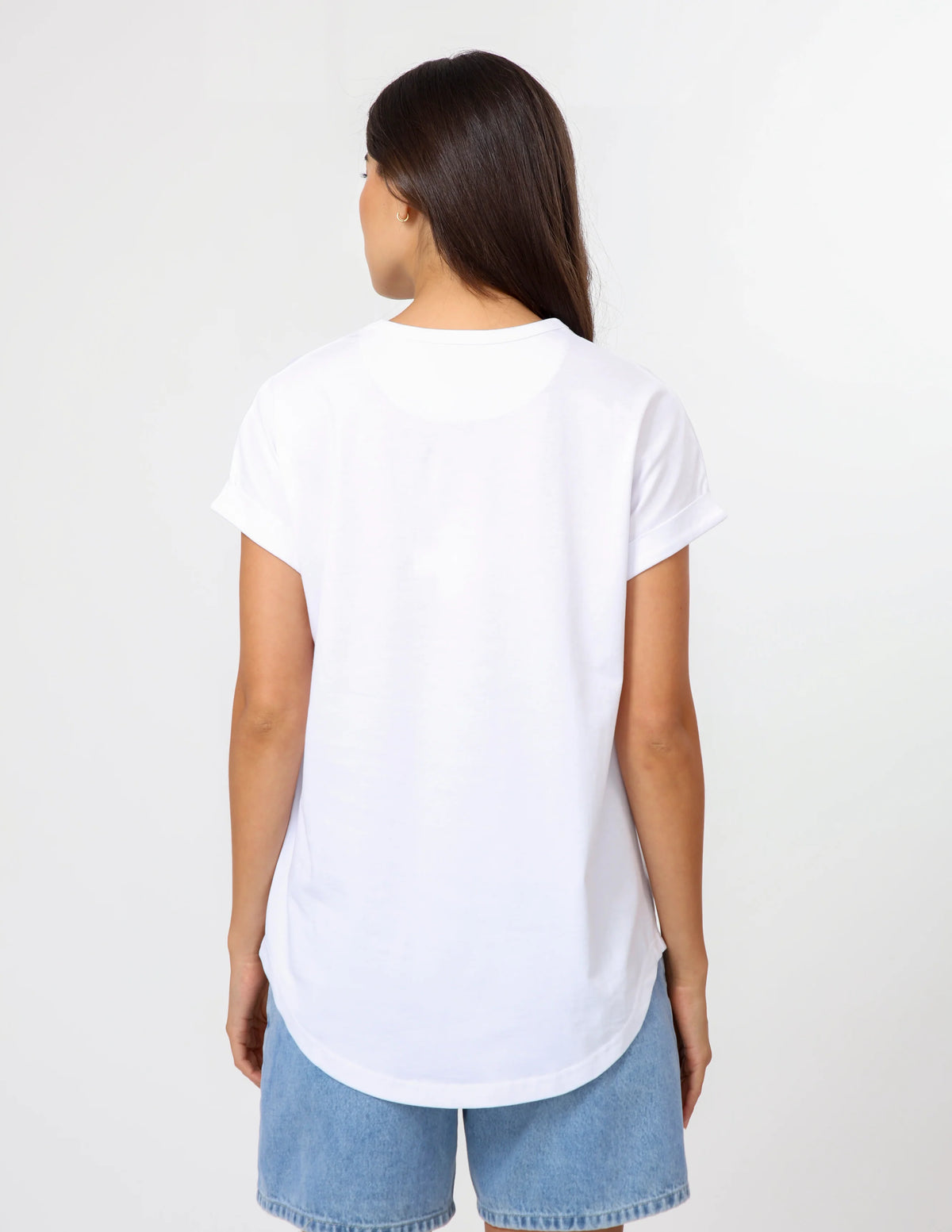 STELLA & GEMMA SOHO CUFF TEE - PICNIC STRIPES