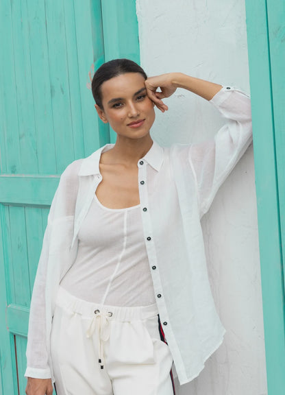 TWO BY TWO CATORI SHIRT - WHITE
